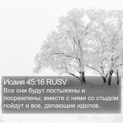 Исаия 45:16 RUSV Bible Verse Image