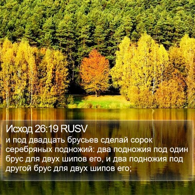 Исход 26:19 RUSV Bible Verse Image