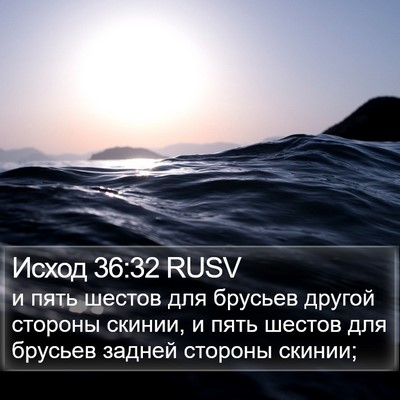 Исход 36:32 RUSV Bible Verse Image