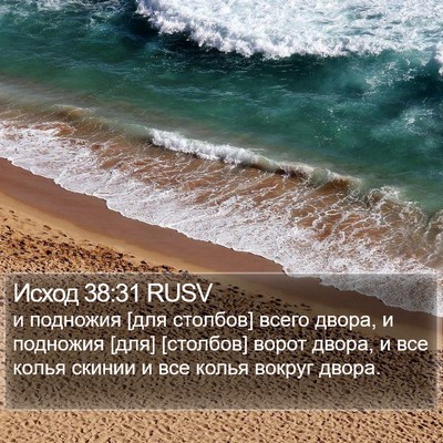 Исход 38:31 RUSV Bible Verse Image