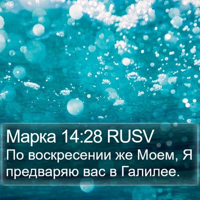 Марка 14:28 RUSV Bible Verse Image