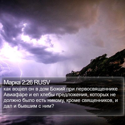 Марка 2:26 RUSV Bible Verse Image