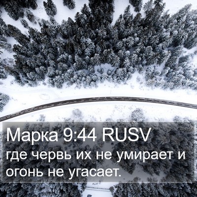 Марка 9:44 RUSV Bible Verse Image