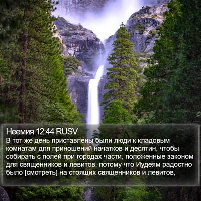 Неемия 12:44 RUSV Bible Verse Image