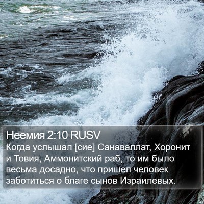 Неемия 2:10 RUSV Bible Verse Image