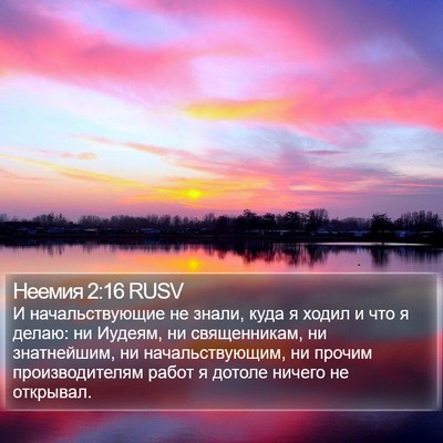 Неемия 2:16 RUSV Bible Verse Image