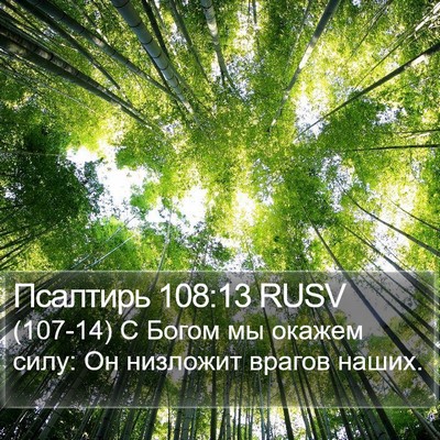 Псалтирь 108:13 RUSV Bible Verse Image