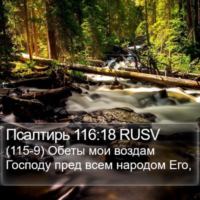 Псалтирь 116:18 RUSV Bible Verse Image