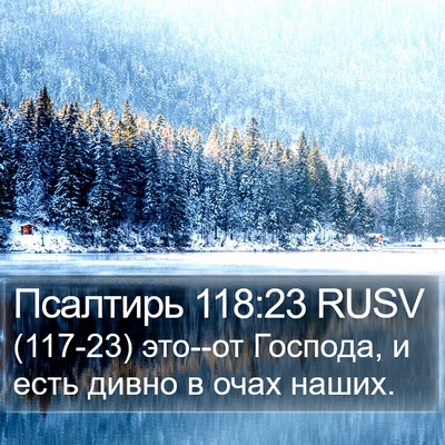 Псалтирь 118:23 RUSV Bible Verse Image