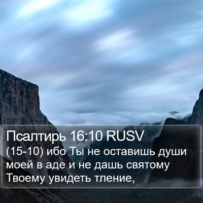Псалтирь 16:10 RUSV Bible Verse Image