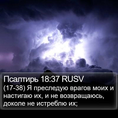 Псалтирь 18:37 RUSV Bible Verse Image