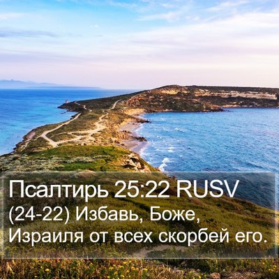 Псалтирь 25:22 RUSV Bible Verse Image