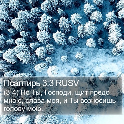 Псалтирь 3:3 RUSV Bible Verse Image