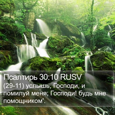 Псалтирь 30:10 RUSV Bible Verse Image