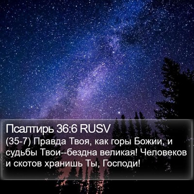 Псалтирь 36:6 RUSV Bible Verse Image