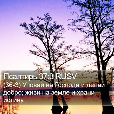 Псалтирь 37:3 RUSV Bible Verse Image