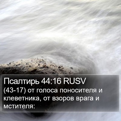 Псалтирь 44:16 RUSV Bible Verse Image