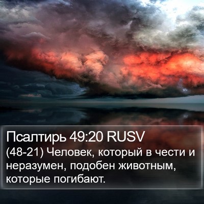 Псалтирь 49:20 RUSV Bible Verse Image
