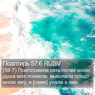 Псалтирь 57:6 RUSV Bible Verse Image