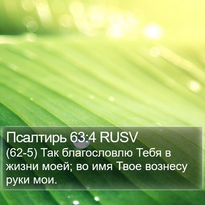 Псалтирь 63:4 RUSV Bible Verse Image