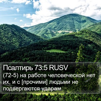 Псалтирь 73:5 RUSV Bible Verse Image