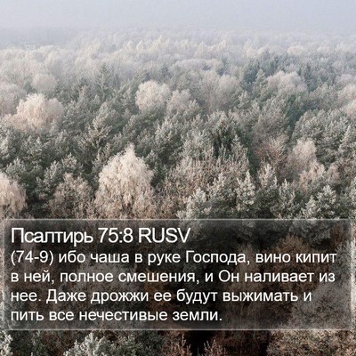 Псалтирь 75:8 RUSV Bible Verse Image