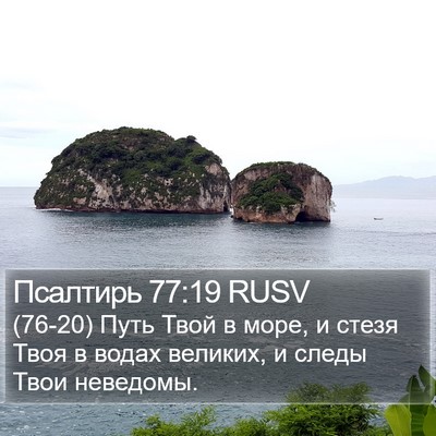 Псалтирь 77:19 RUSV Bible Verse Image