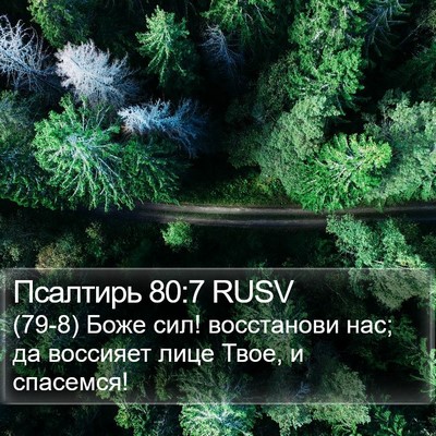 Псалтирь 80:7 RUSV Bible Verse Image