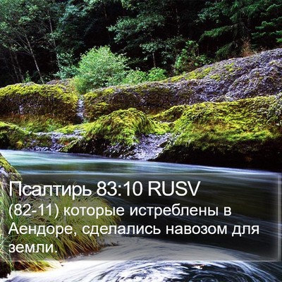 Псалтирь 83:10 RUSV Bible Verse Image