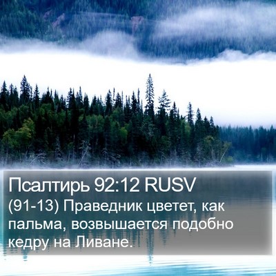 Псалтирь 92:12 RUSV Bible Verse Image