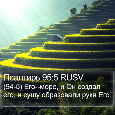 Псалтирь 95:5 RUSV Bible Verse Image