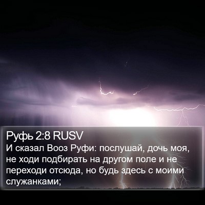 Руфь 2:8 RUSV Bible Verse Image