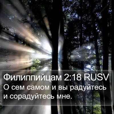 Филиппийцам 2:18 RUSV Bible Verse Image