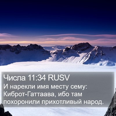 Числа 11:34 RUSV Bible Verse Image