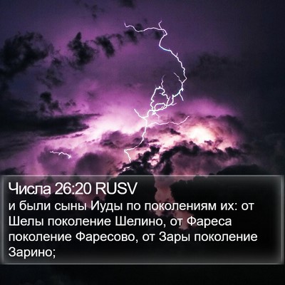 Числа 26:20 RUSV Bible Verse Image