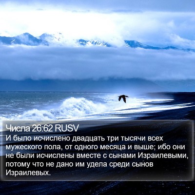 Числа 26:62 RUSV Bible Verse Image