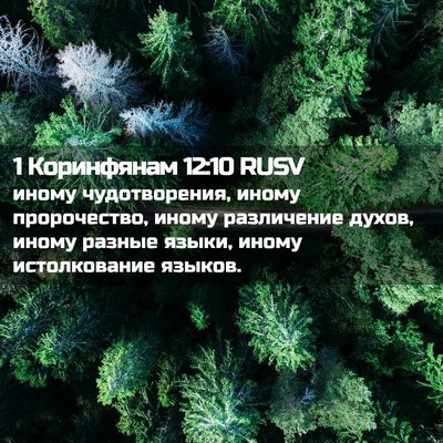 Picture 02 - 1 Коринфянам 12:10 RUSV - иному чудотворения, иному - Bible Verse Picture