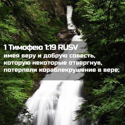 Picture 02 - 1 Тимофею 1:19 RUSV - имея веру и добрую совесть, - Bible Verse Picture