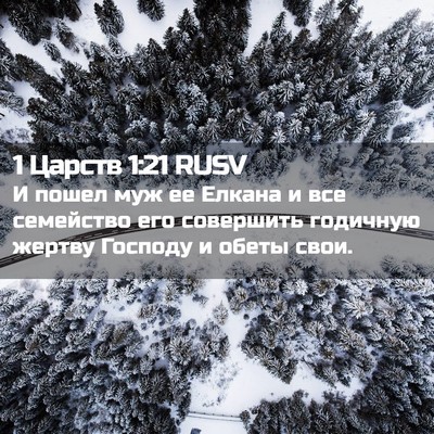 Picture 02 - 1 Царств 1:21 RUSV - И пошел муж ее Елкана и все - Bible Verse Picture