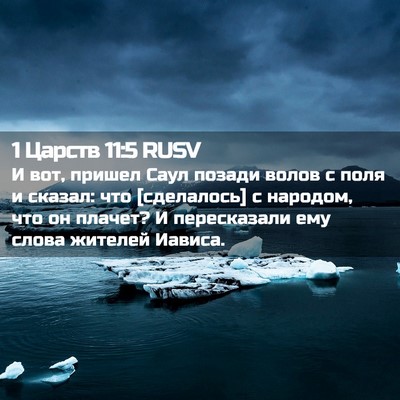 Picture 02 - 1 Царств 11:5 RUSV - И вот, пришел Саул позади - Bible Verse Picture