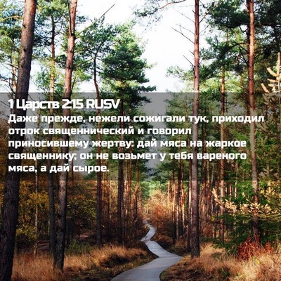 Picture 02 - 1 Царств 2:15 RUSV - Даже прежде, нежели - Bible Verse Picture