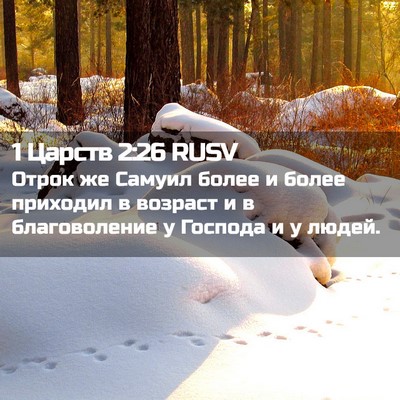 Picture 02 - 1 Царств 2:26 RUSV - Отрок же Самуил более и - Bible Verse Picture