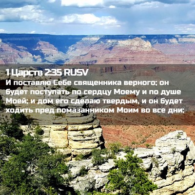 Picture 02 - 1 Царств 2:35 RUSV - И поставлю Себе священника - Bible Verse Picture