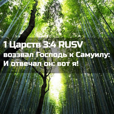 Picture 02 - 1 Царств 3:4 RUSV - воззвал Господь к Самуилу: - Bible Verse Picture