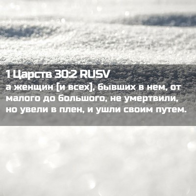 Picture 02 - 1 Царств 30:2 RUSV - а женщин [и всех], бывших в - Bible Verse Picture