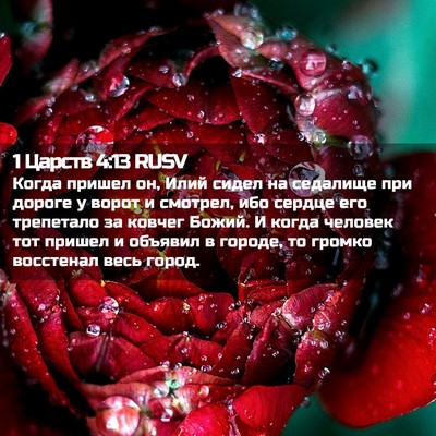 Picture 02 - 1 Царств 4:13 RUSV - Когда пришел он, Илий сидел - Bible Verse Picture