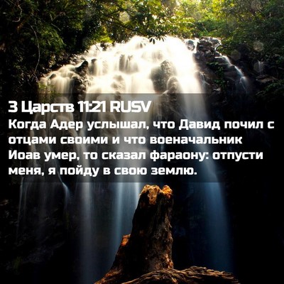 Picture 02 - 3 Царств 11:21 RUSV - Когда Адер услышал, что - Bible Verse Picture