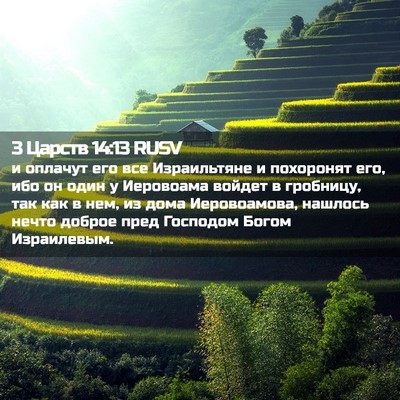 Picture 02 - 3 Царств 14:13 RUSV - и оплачут его все - Bible Verse Picture