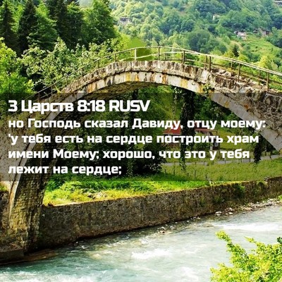 Picture 02 - 3 Царств 8:18 RUSV - но Господь сказал Давиду, - Bible Verse Picture