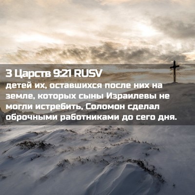 Picture 02 - 3 Царств 9:21 RUSV - детей их, оставшихся после - Bible Verse Picture